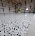 Utah-Garage-Flooring-Specialists-detatched-garage-gray-nickel-flake-flooring